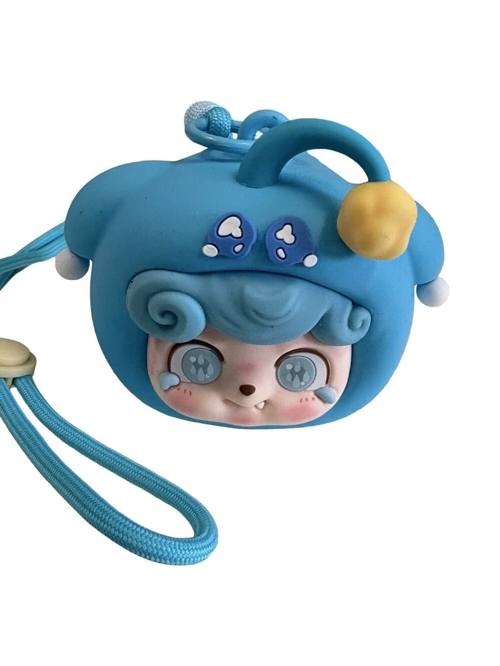 Jotoys Q.Kid Emotional Monsters Series Blind Box Rubber Earphone Bag Sadness